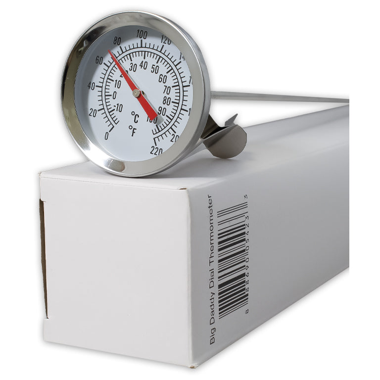 Metal Dial Thermometer with Clip