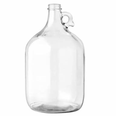1 Gallon Clear Glass Jug