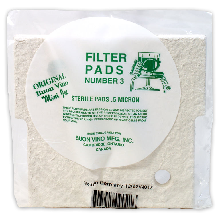 #3 Sterile Mini Jet Filter Pads 3pk