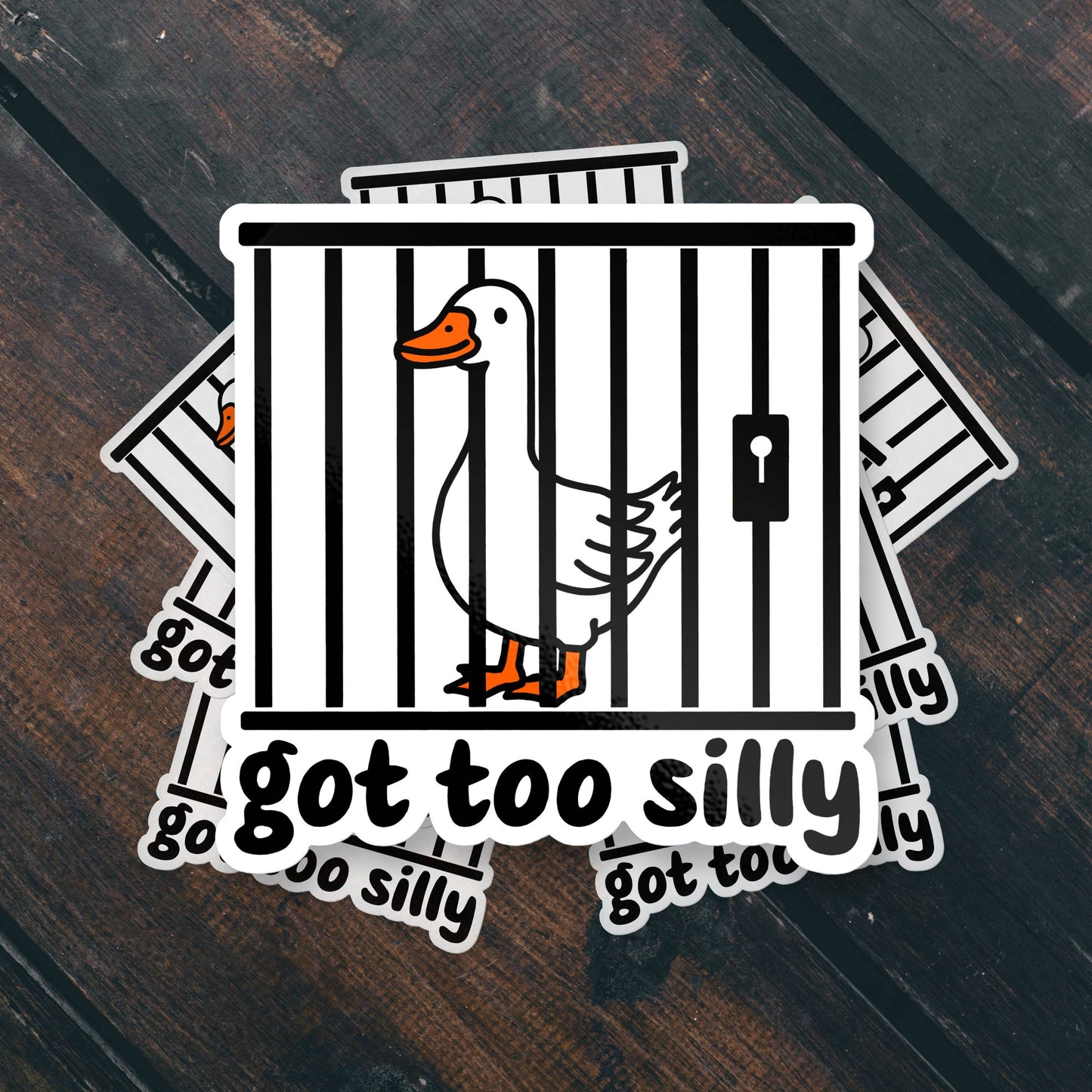Got To Silly Goose Funny Meme Vinyl Sticker