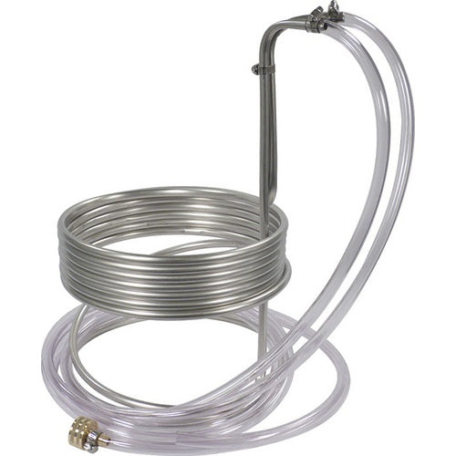 SS Immersion Wort Chiller 25' 3/8"