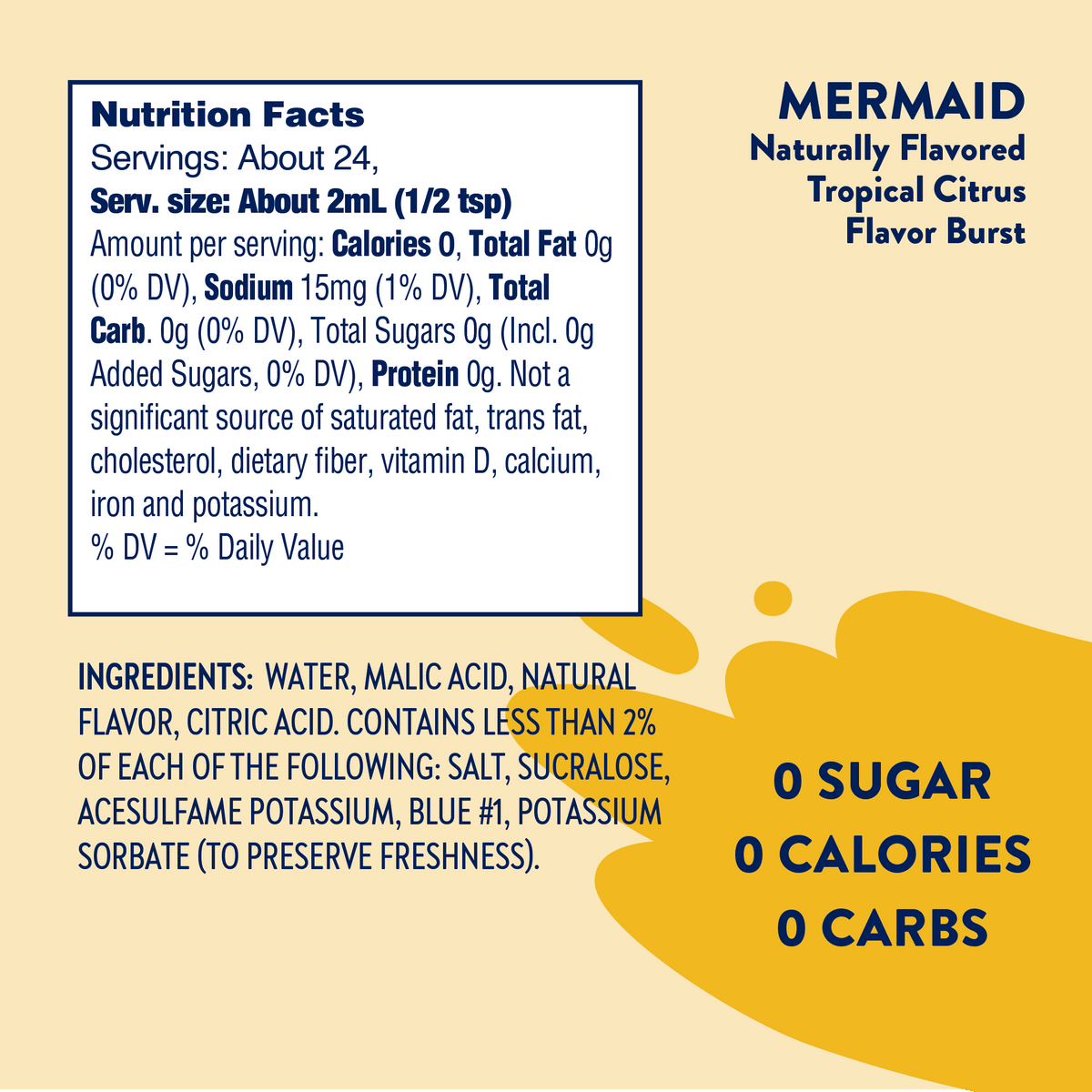 Sugar Free Mermaid Flavor Burst