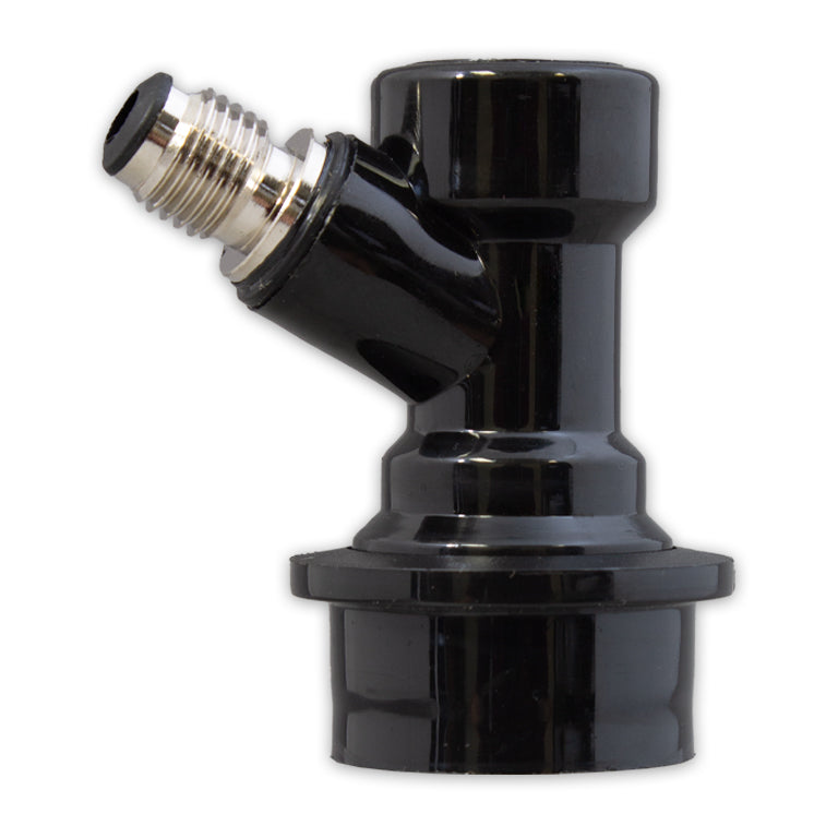 Black Liquid Disconnect 1/4 Inch Threaded