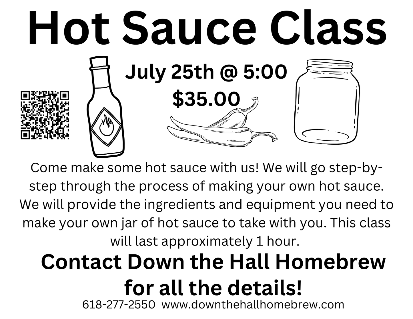 Hot Sauce Making Class