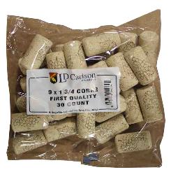 9 X1 3/4 FIRST QUALITY STRAIGHT WINE CORKS 44 X 23mm