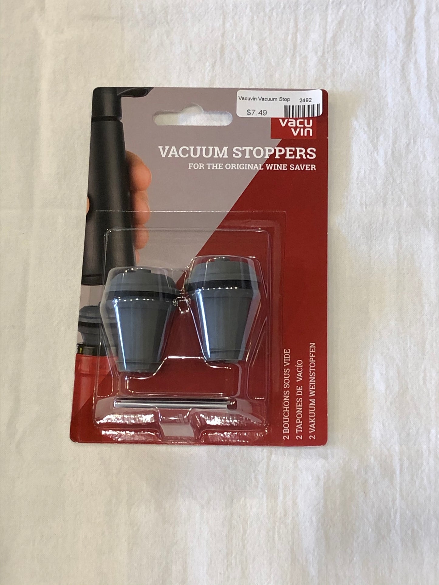 Vacu Vin Wine Saver Vacuum Stoppers