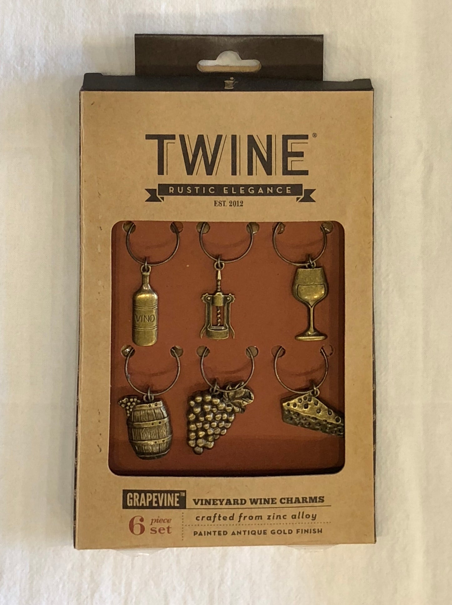 Vineyard Wine Charms by Twine