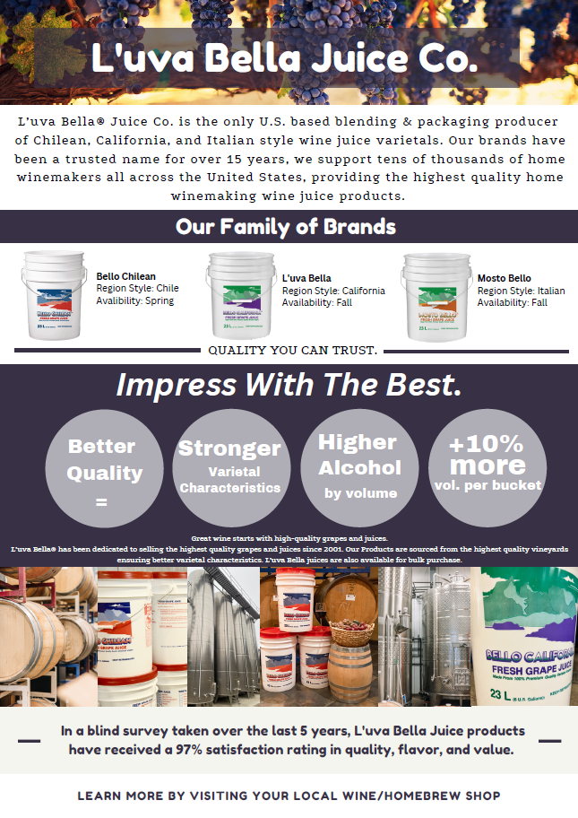 L'uva Bella Spring Juice Preorder