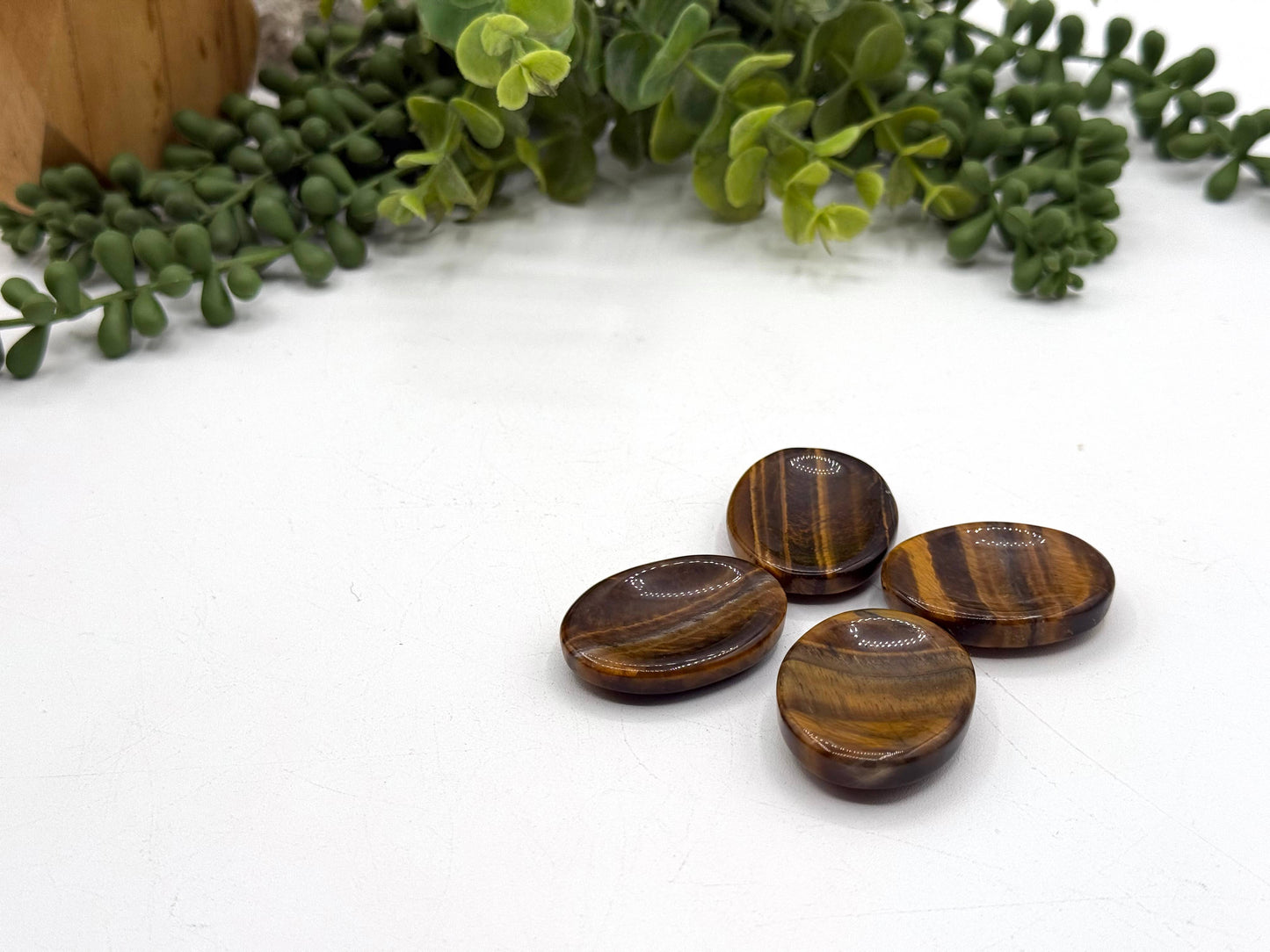 Yellow Tiger Eye Worry Stone