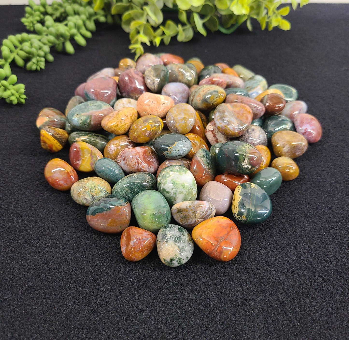 Ocean Jasper Tumbled Stone