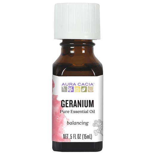 Aura Cacia Geranium Essential Oil 0.5 fl oz