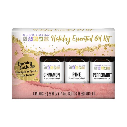 Aura Cacia Holiday Essential Oil Kit