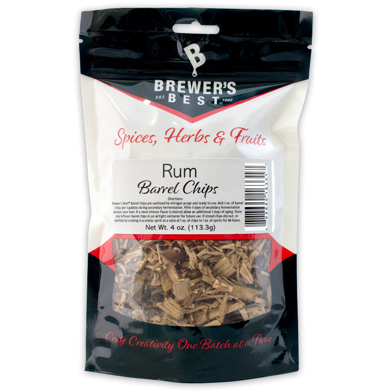 Rum Barrel Chips 4 oz