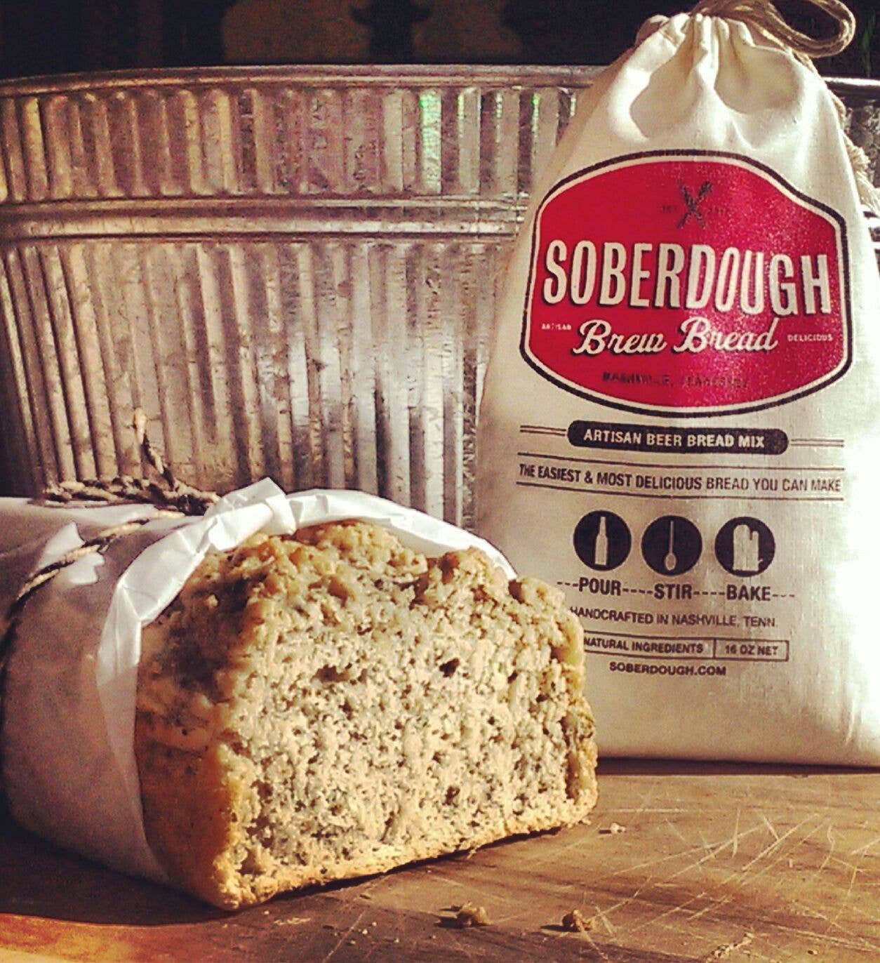 Soberdough Roasted Garlic Brew Bread Mix