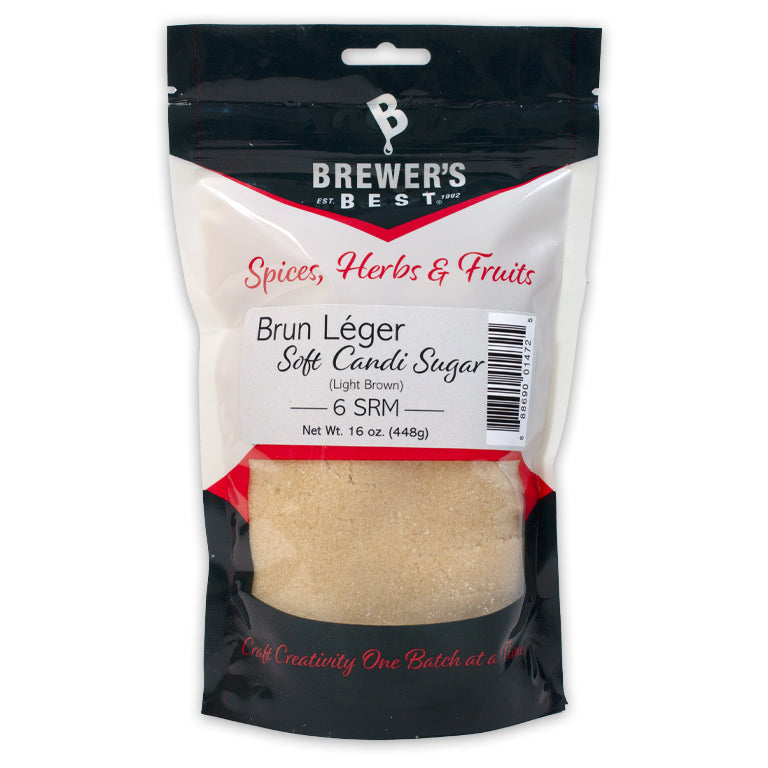 Brun Léger (Light Brown) Soft Candi Sugar 1 lb.