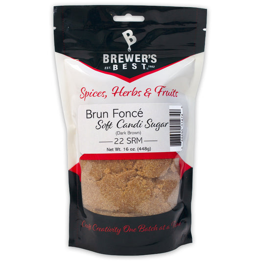 Brun Foncé (Dark Brown) Soft Candi Sugar 1 lb.