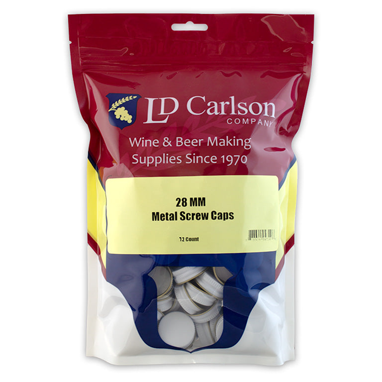 28mm Metal Screw Caps