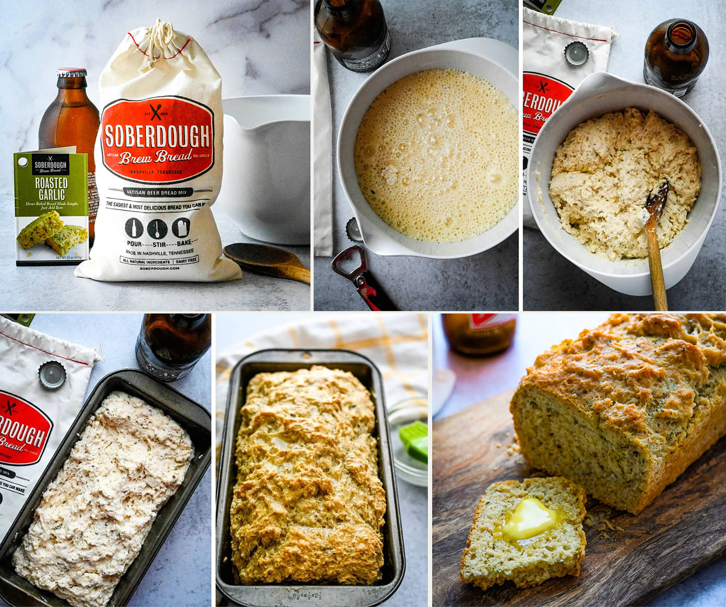 Soberdough Lemon Poppy Seed Quick Bread Mix