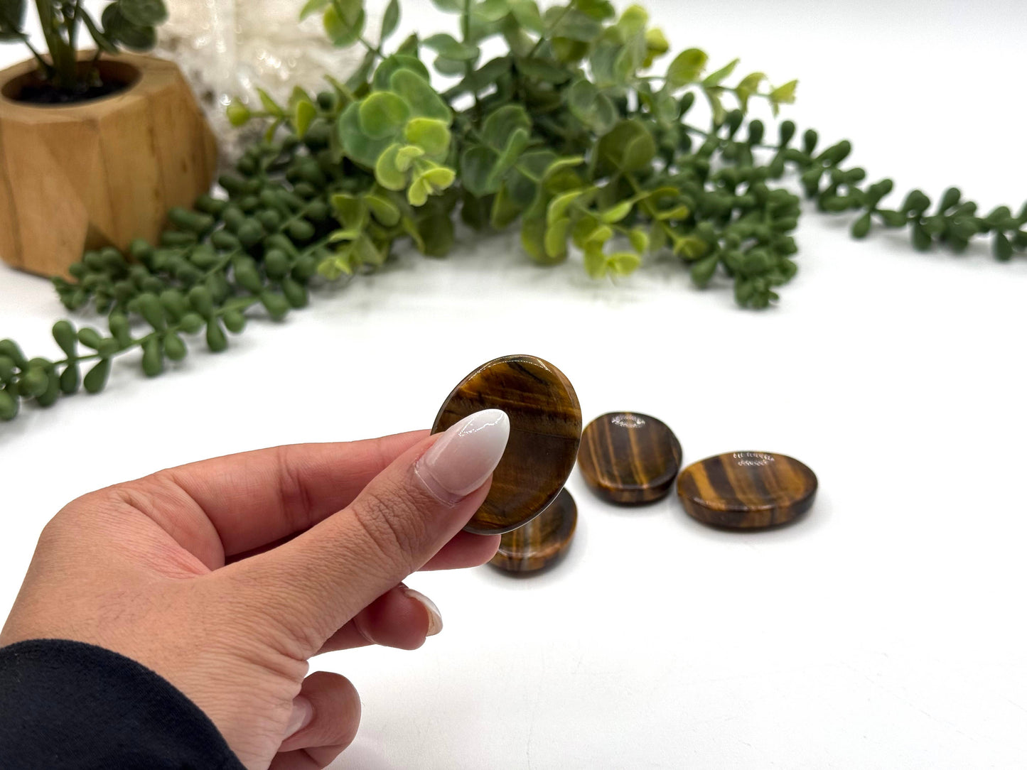 Yellow Tiger Eye Worry Stone