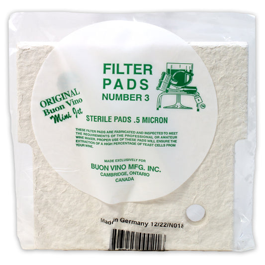 #3 Sterile Mini Jet Filter Pads 3pk