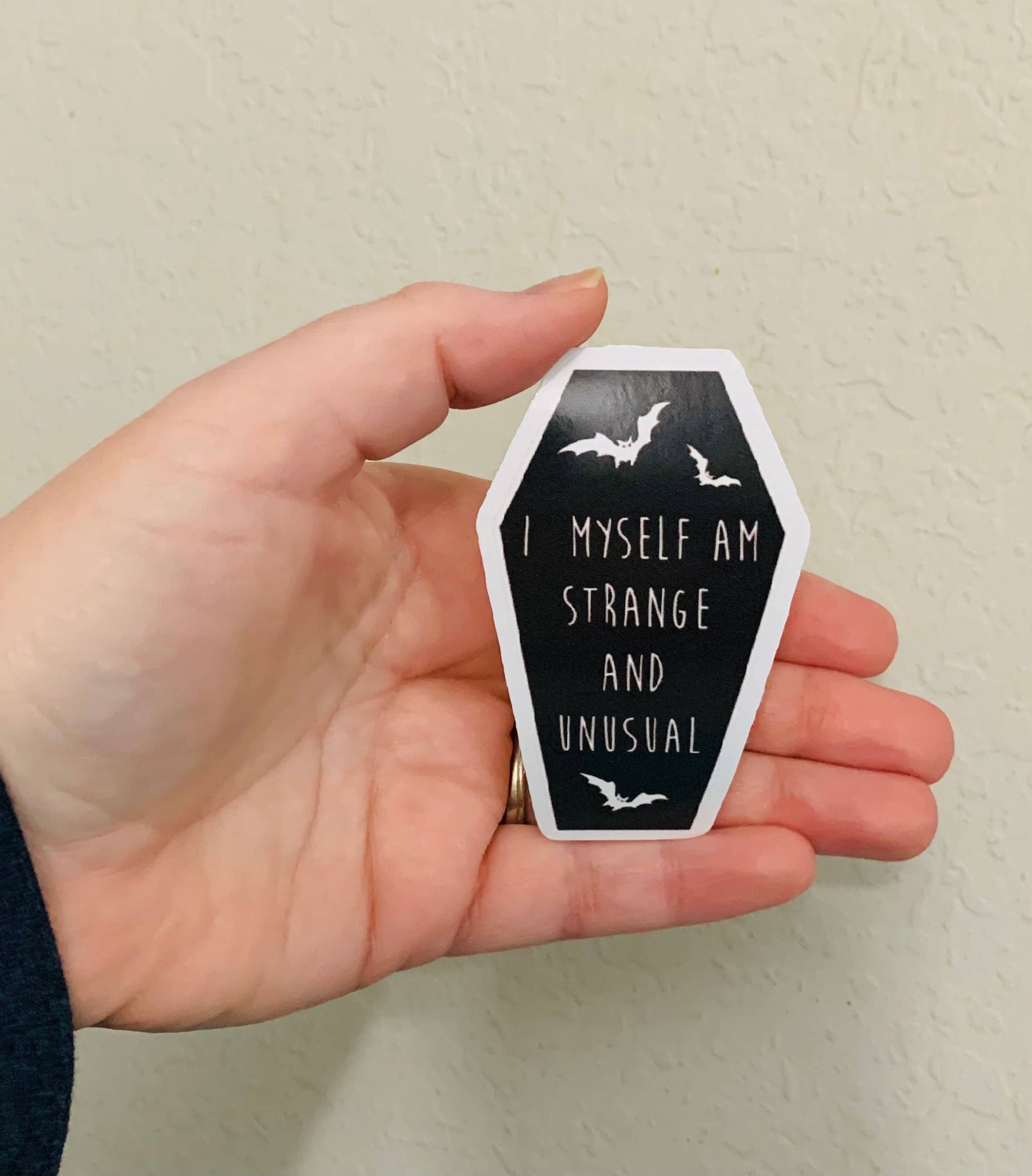 Strange & Unusual Beetlejuice Vinyl Sticker