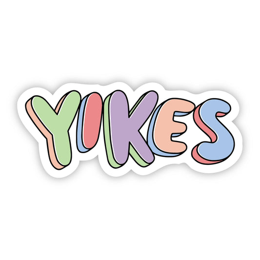 Yikes Aesthetic Vinyl Sticker