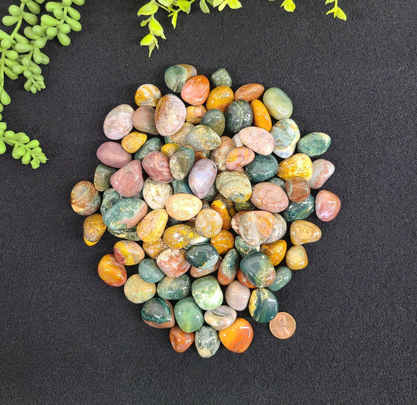 Ocean Jasper Tumbled Stone