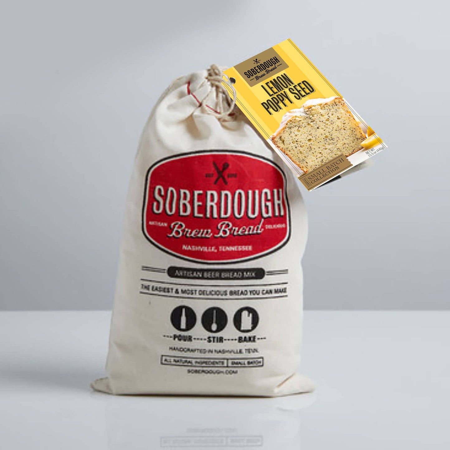 Soberdough Lemon Poppy Seed Quick Bread Mix