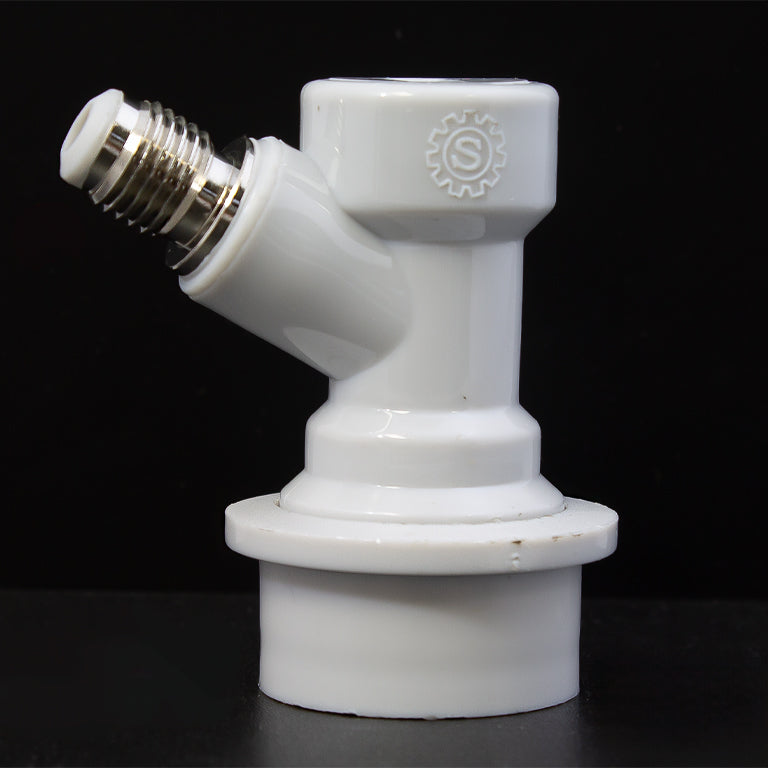 Gas Disconnect 1/4 Inch Threaded Gray Ball Lock