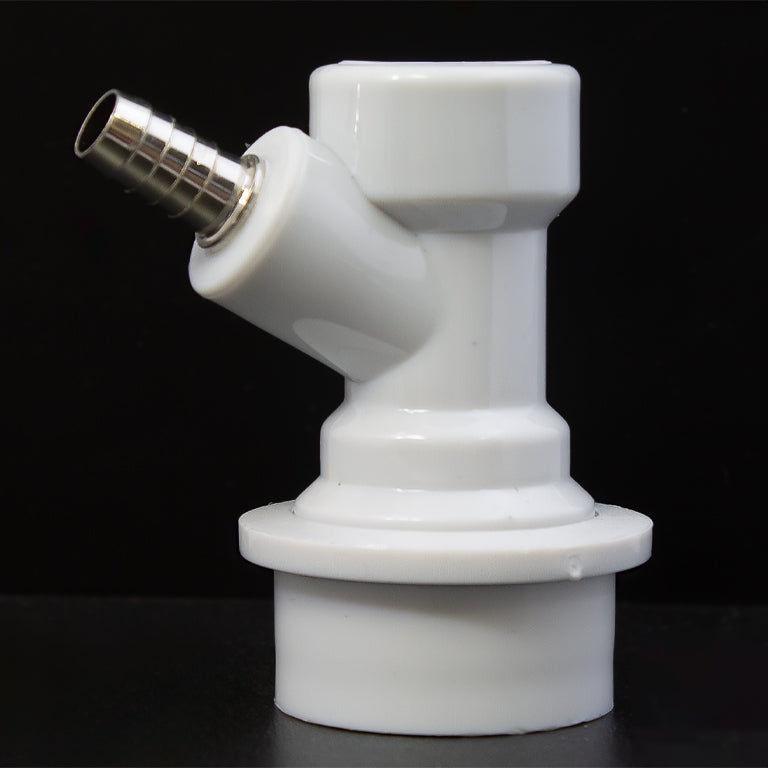 Gas Disconnect 1/4 Inch Barb Gray Ball Lock