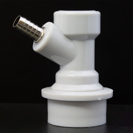 Gas Disconnect 1/4 Inch Barb Gray Ball Lock