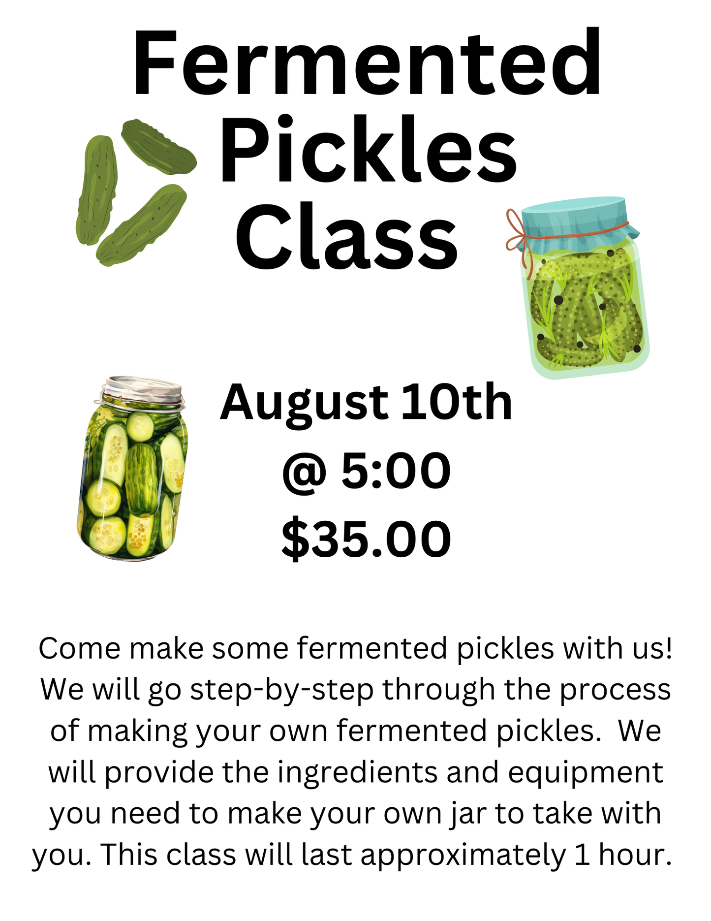 Fermented Food Class