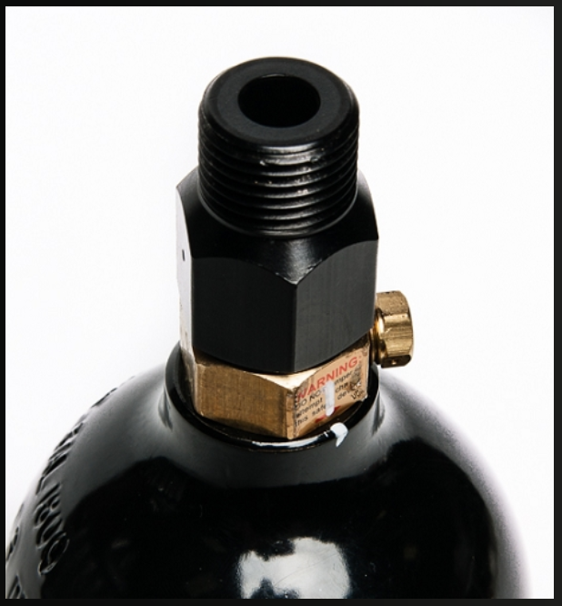 Paintball CO2 Tank Adapter for Standard Regulator