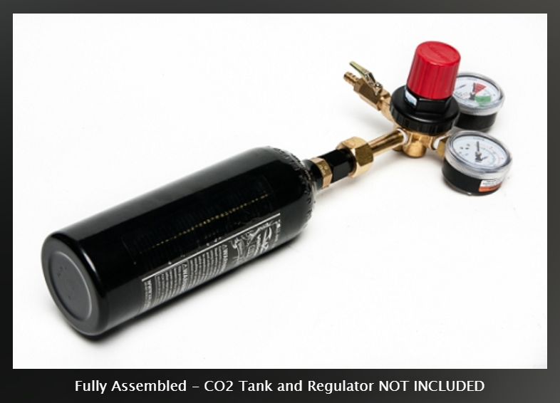 Paintball CO2 Tank Adapter for Standard Regulator