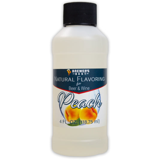 Natural Peach Flavoring Extract 4 oz