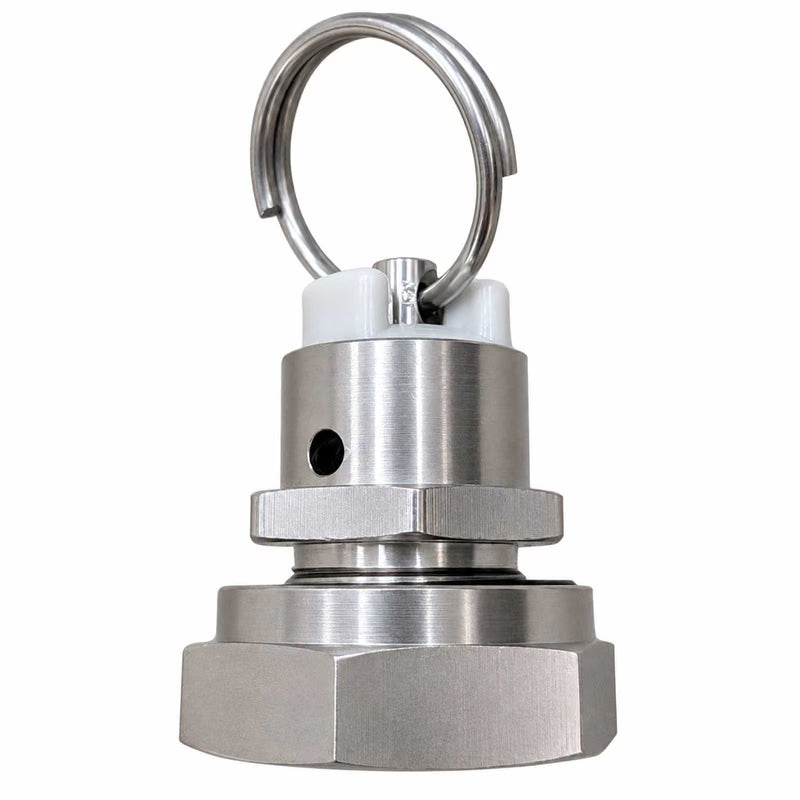 Keg Lid Pressure Relief Valve Retrofit Kit