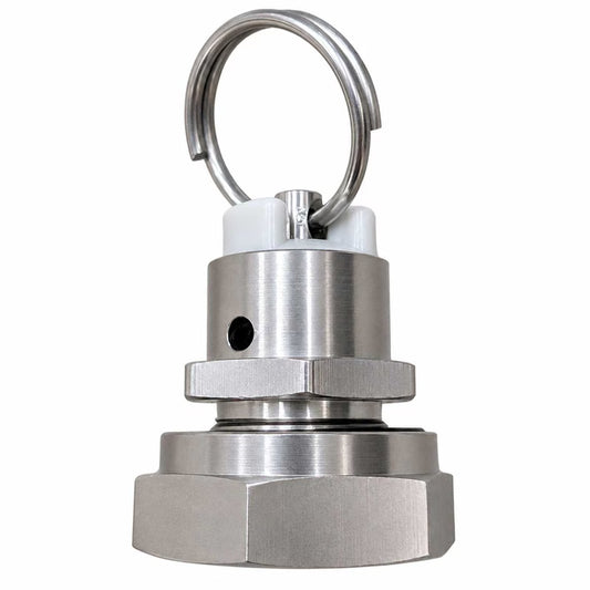 Keg Lid Pressure Relief Valve Retrofit Kit