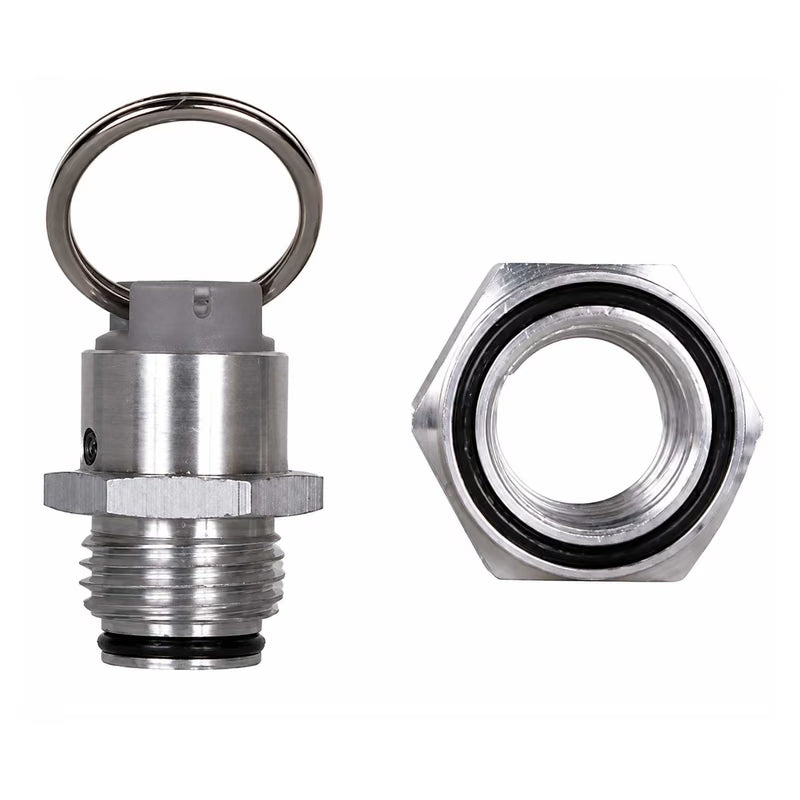 Keg Lid Pressure Relief Valve Retrofit Kit