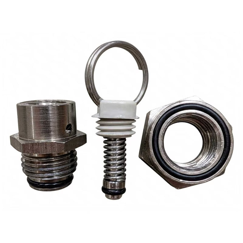 Keg Lid Pressure Relief Valve Retrofit Kit