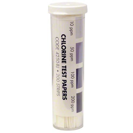 Chlorine Test Papers 10-200 PPM