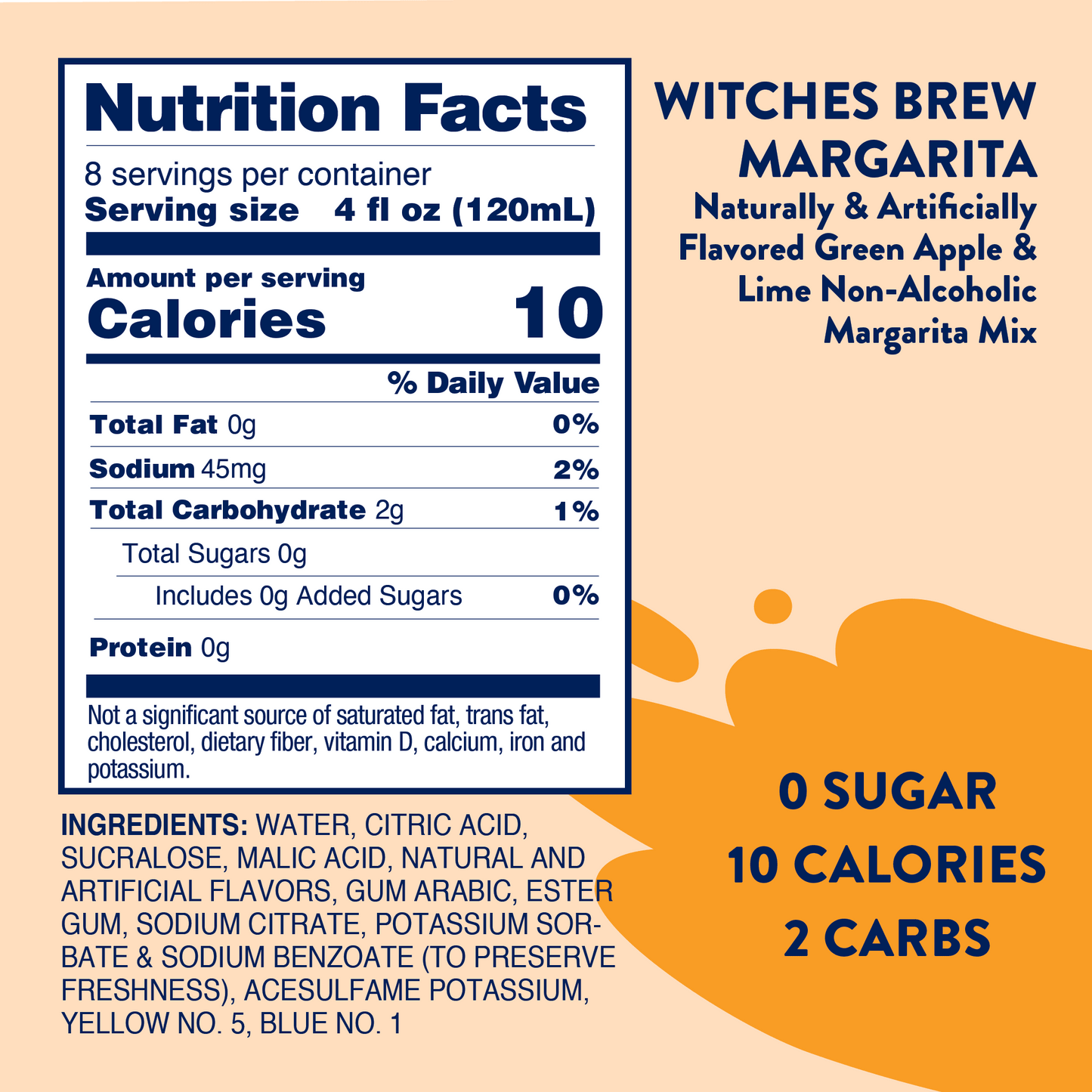 Sugar Free Green Apple Margarita Mix
