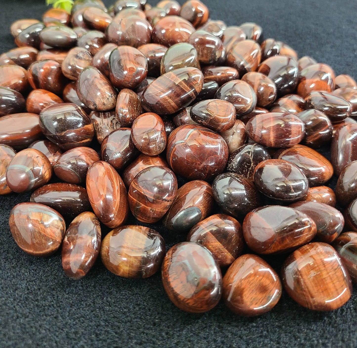 Red Tiger Eye Tumbled Stone