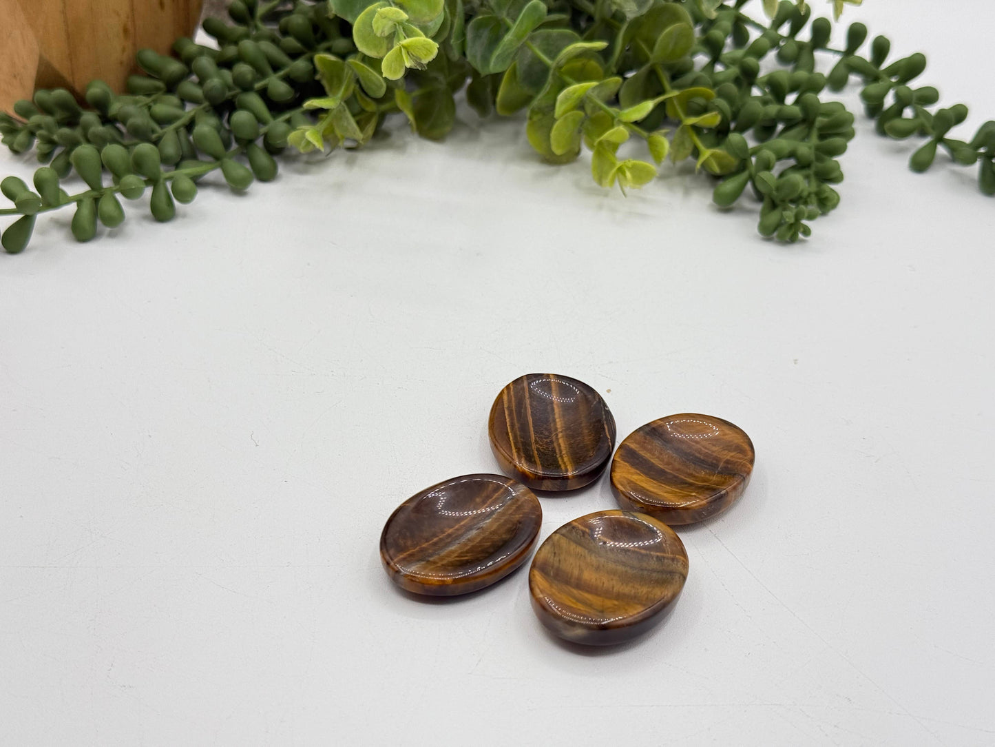 Yellow Tiger Eye Worry Stone