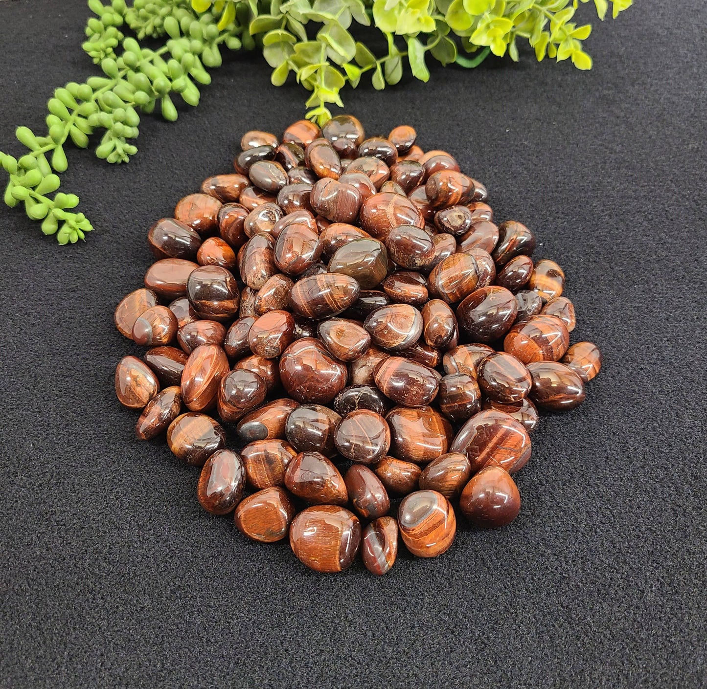 Red Tiger Eye Tumbled Stone