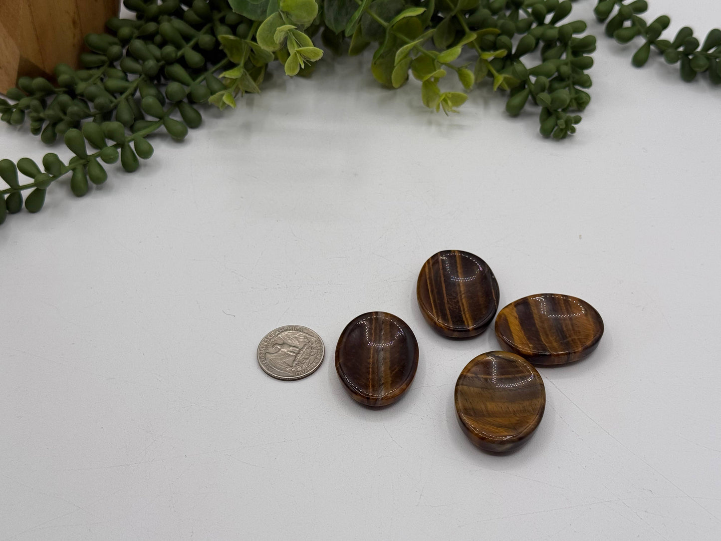 Yellow Tiger Eye Worry Stone