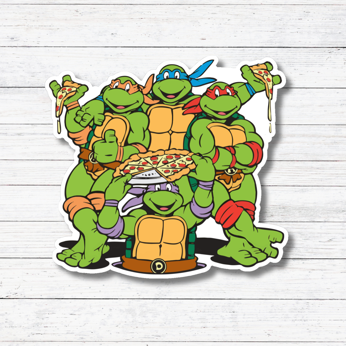 Turtles 90s Vinyl Sticker