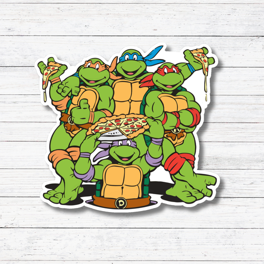 Turtles 90s Vinyl Sticker