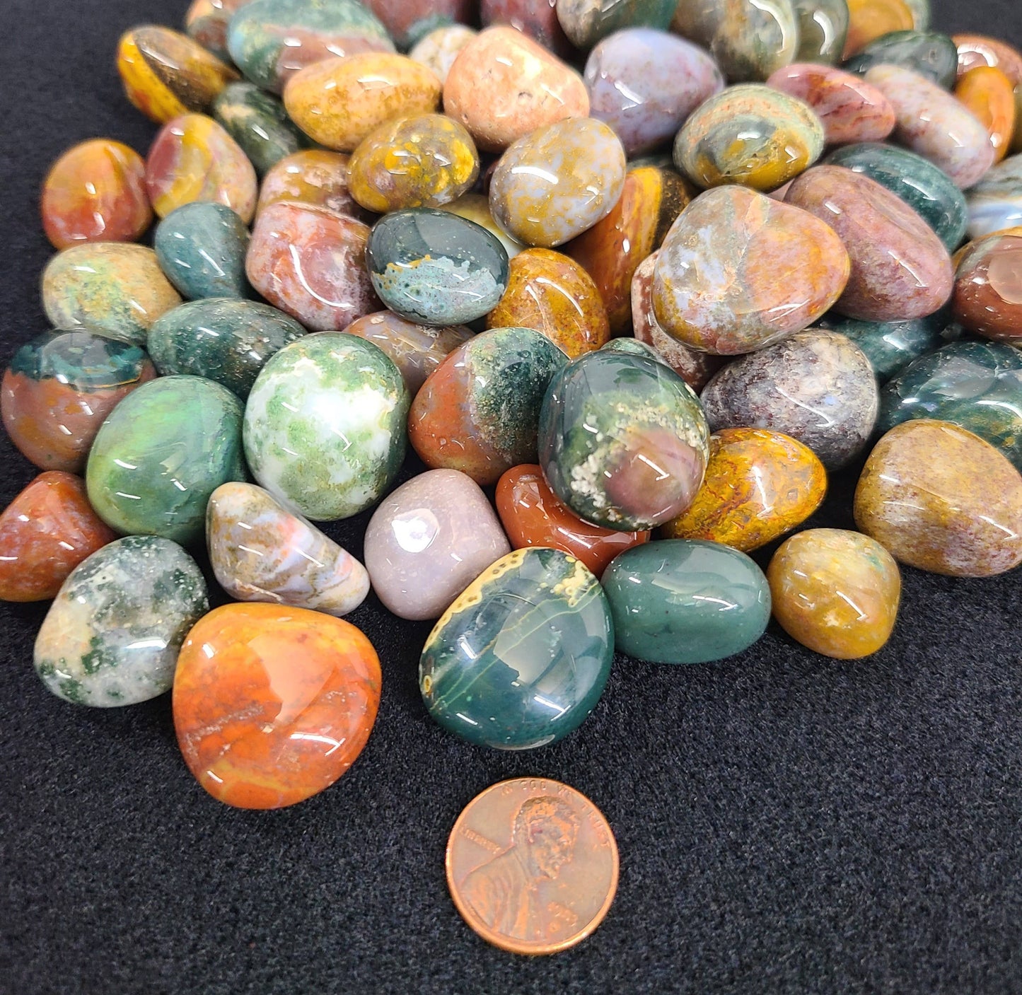 Ocean Jasper Tumbled Stone