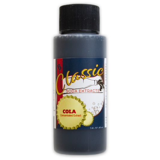 Brewer's Best Classic Cola Soda Extract 2 fl oz bottle with black cap