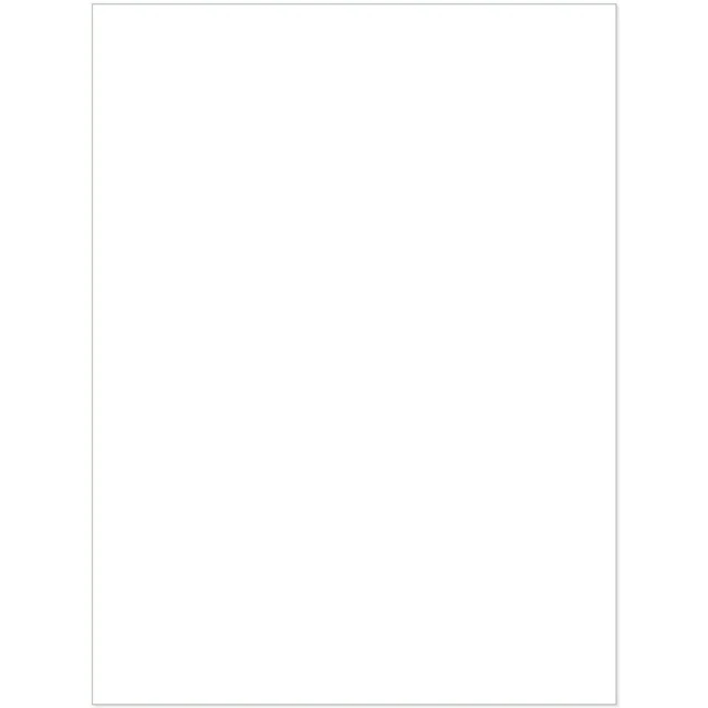 Blank white bottle label sheet